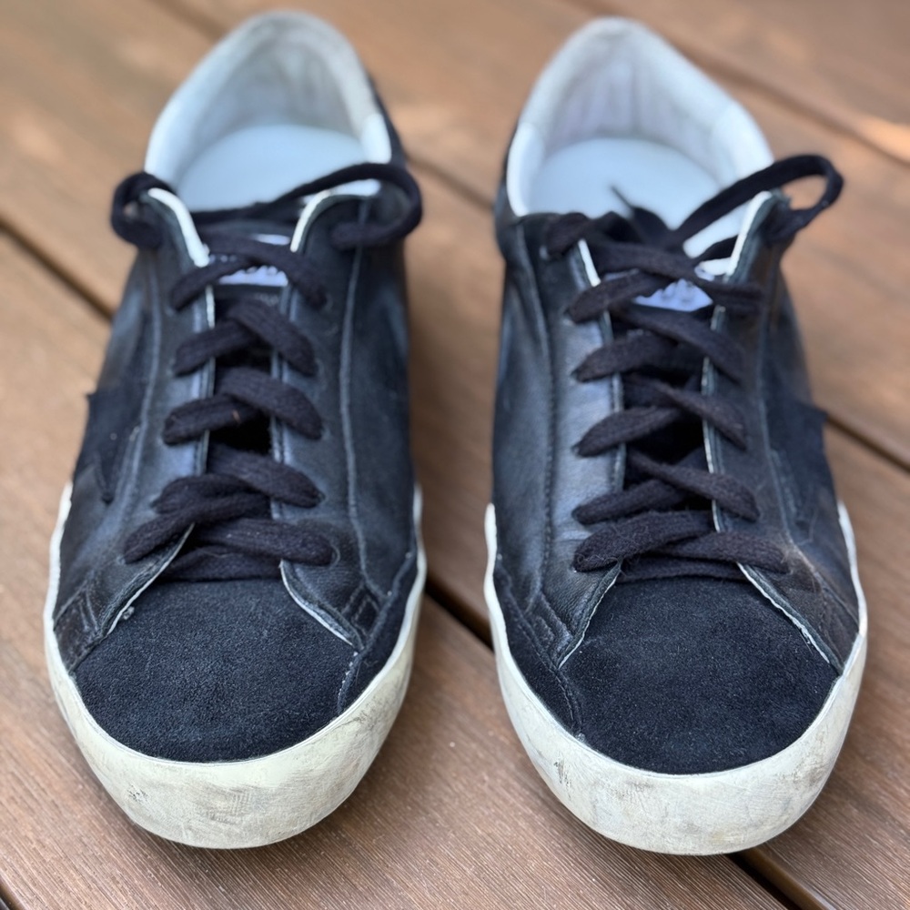 Golden Goose Black and White Women's Sneakers Sz 9 US 39 EU - Picture 2 of 8